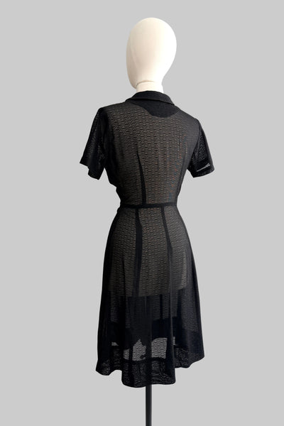 Vintage 1950s Sheer Dress