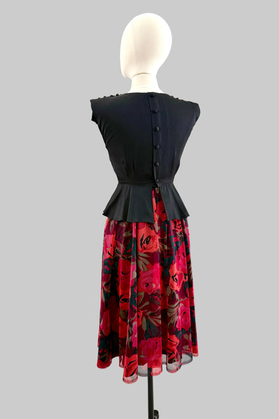 Noir Rose Dress