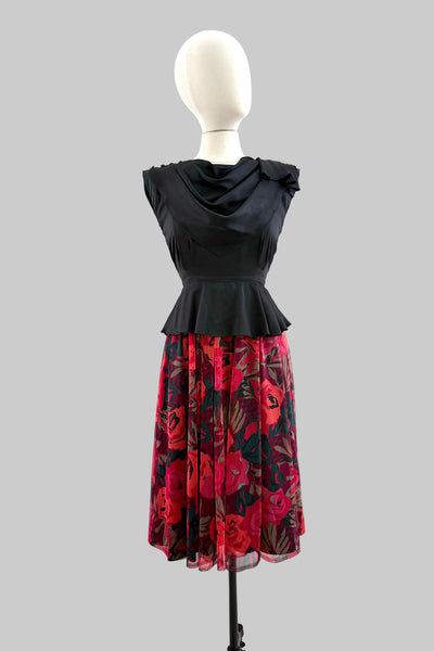 Noir Rose Dress