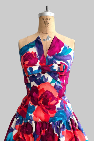 Vintage Patty O'Neil Strapless Dress