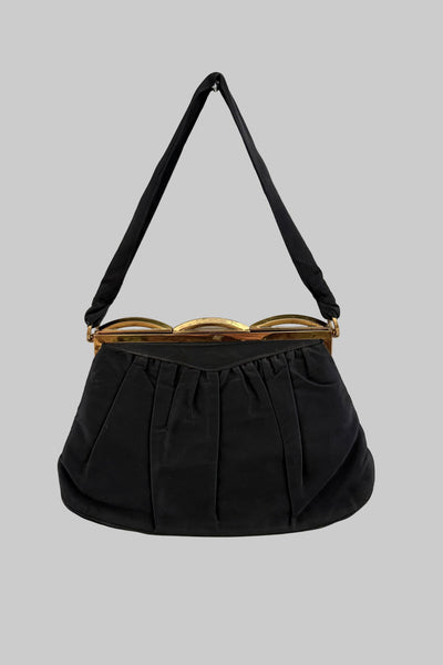 Vintage 40s Black Purse