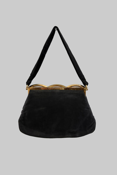 Vintage 40s Black Purse