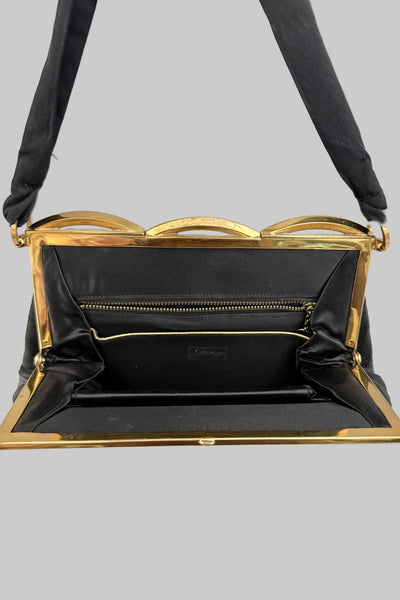 Vintage 40s Black Purse
