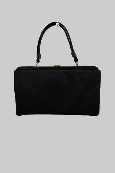 Vintage 50s Black Purse