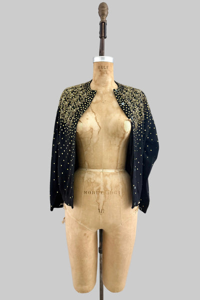 Beaded Cashmere Cardigan