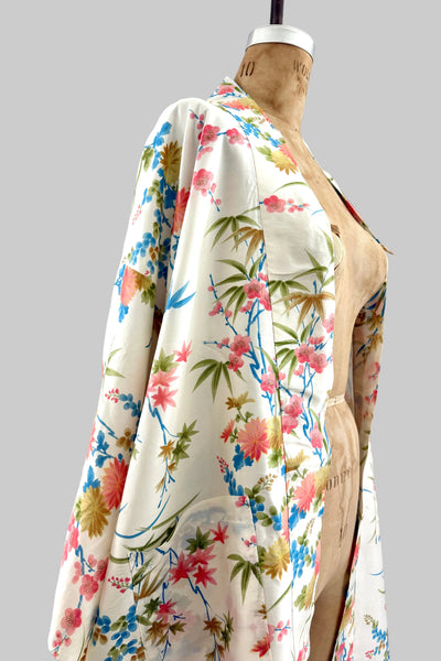 1950s Silk Kimono Robe