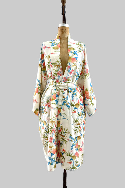 1950s Silk Kimono Robe