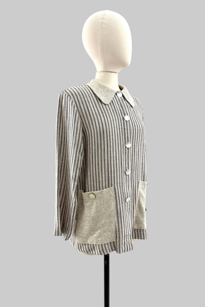 Minimalist Stripe Blouse