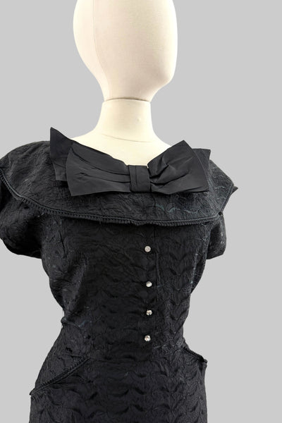 Vintage 1950s Taffeta Dress