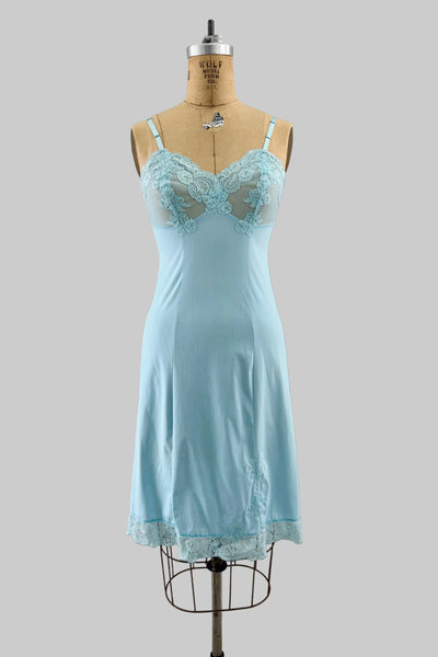 60s Blue Slip Van Raalte