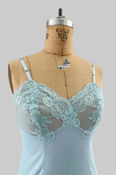 60s Blue Slip Van Raalte