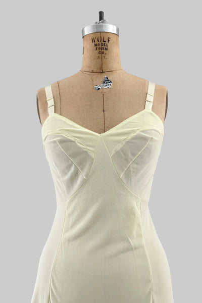 60s Charmode Yellow Slip Dress