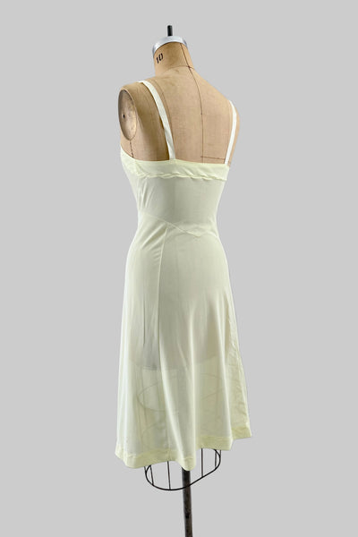 60s Charmode Yellow Slip Dress