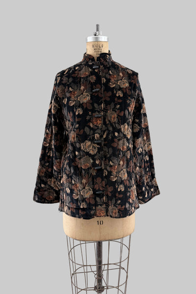 Vintage 70s Vertical Quilted Jacket