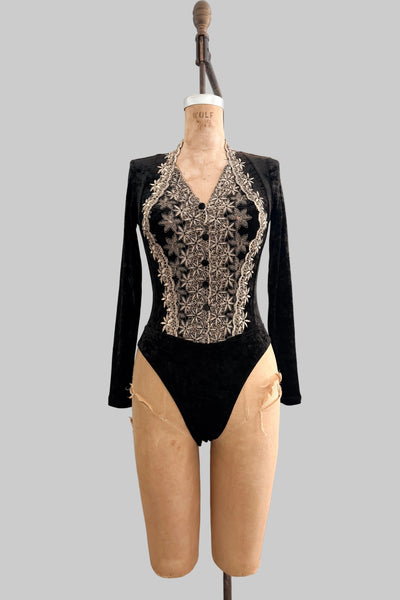 Vintage Velvet Leotard