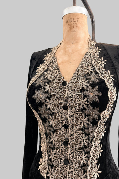 Vintage Velvet Leotard