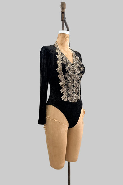 Vintage Velvet Leotard