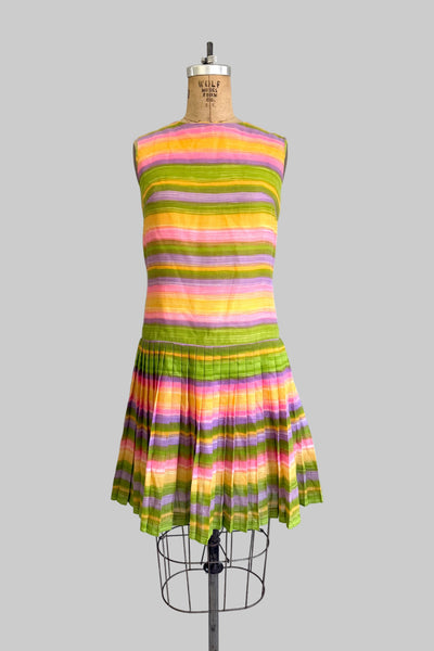 Vintage 1960s Striped Dress