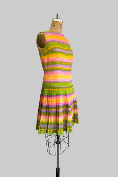 Vintage 1960s Striped Dress