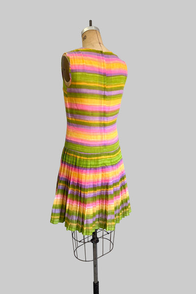 Vintage 1960s Striped Dress