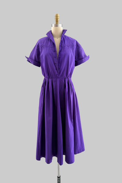 SPRING CLEANING - Nelly Don Trapunto Dress