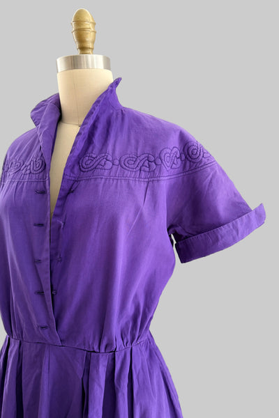 SPRING CLEANING - Nelly Don Trapunto Dress