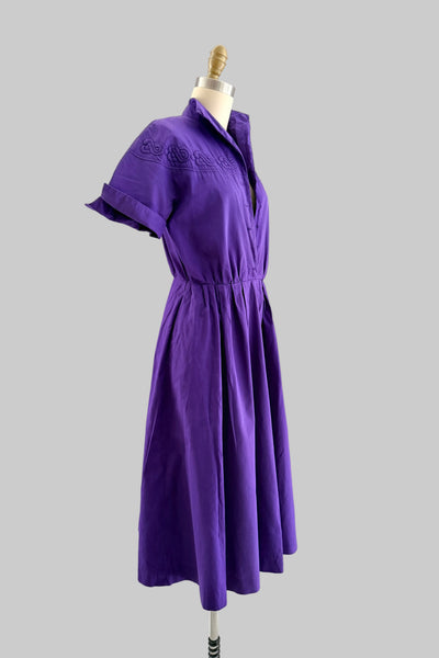 SPRING CLEANING - Nelly Don Trapunto Dress