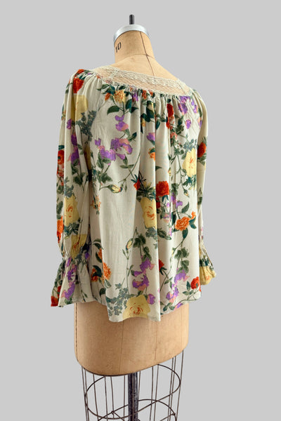 SPRING CLEANING - 90s Floral Top