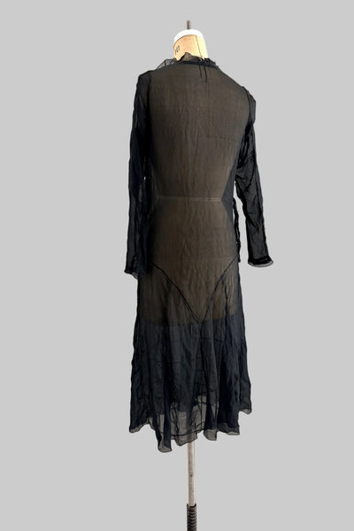 SPRING CLEANING - 1920s Sheer Dress