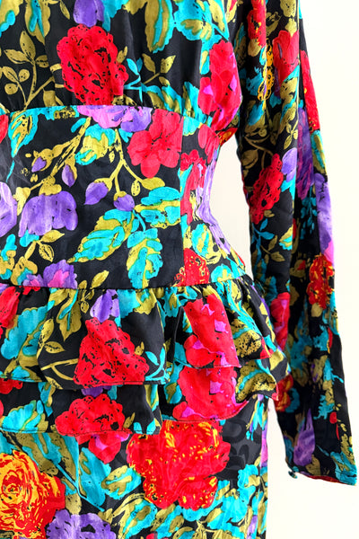 Vintage Maggy London Silk Dress