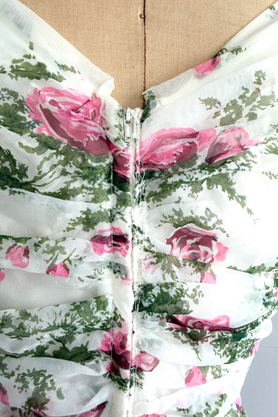 Vintage 1950s Ruched Dress
