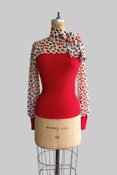 Y2K Butterfly Top