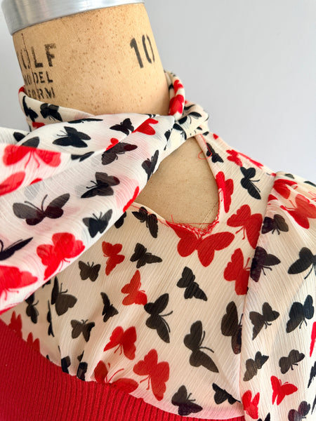 Y2K Butterfly Top