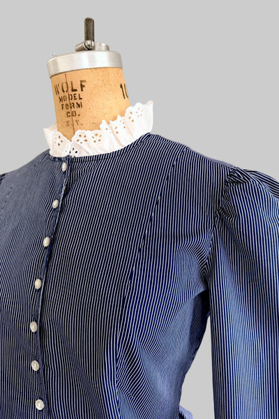 Vintage 1970s Victorian Style Top