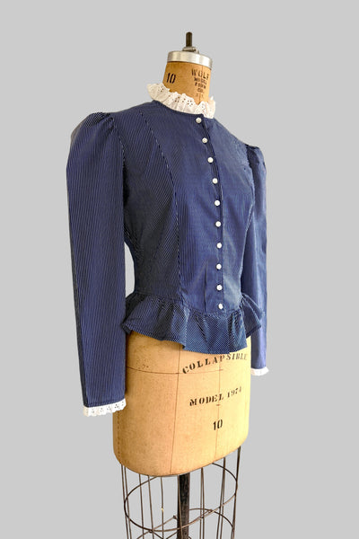 Vintage 1970s Victorian Style Top