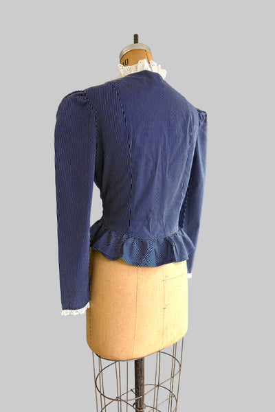 Vintage 1970s Victorian Style Top