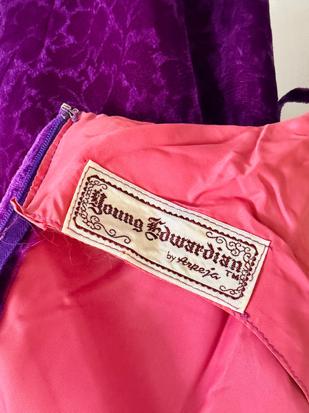 Young Edwardian Velvet Dress