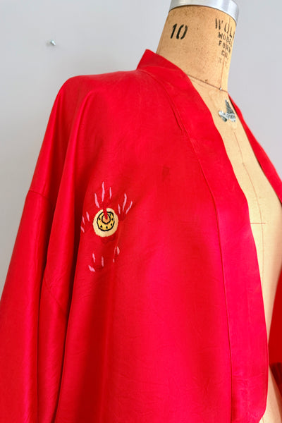 Vintage Dragon Silk Robe