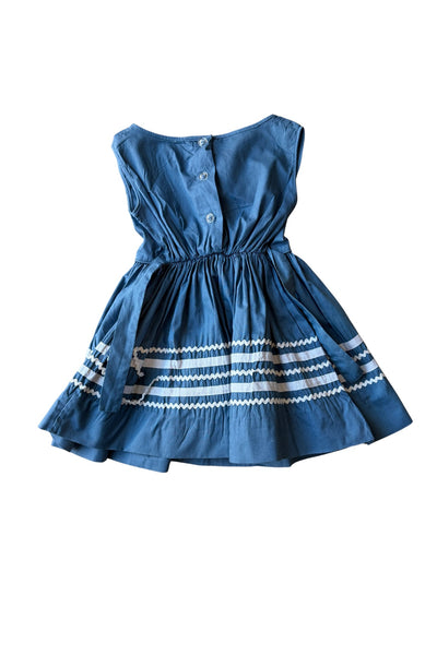 1950s Blue Dress