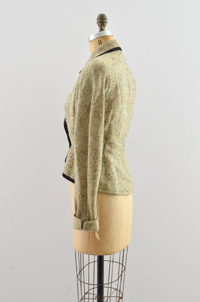 Vintag 1950's Fleck Fitted Jacket