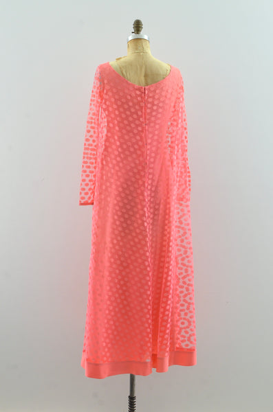 Vintage 1960's Pink Gown