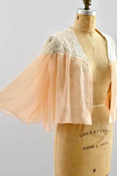 Vintage 1940's Chiffon Jacket