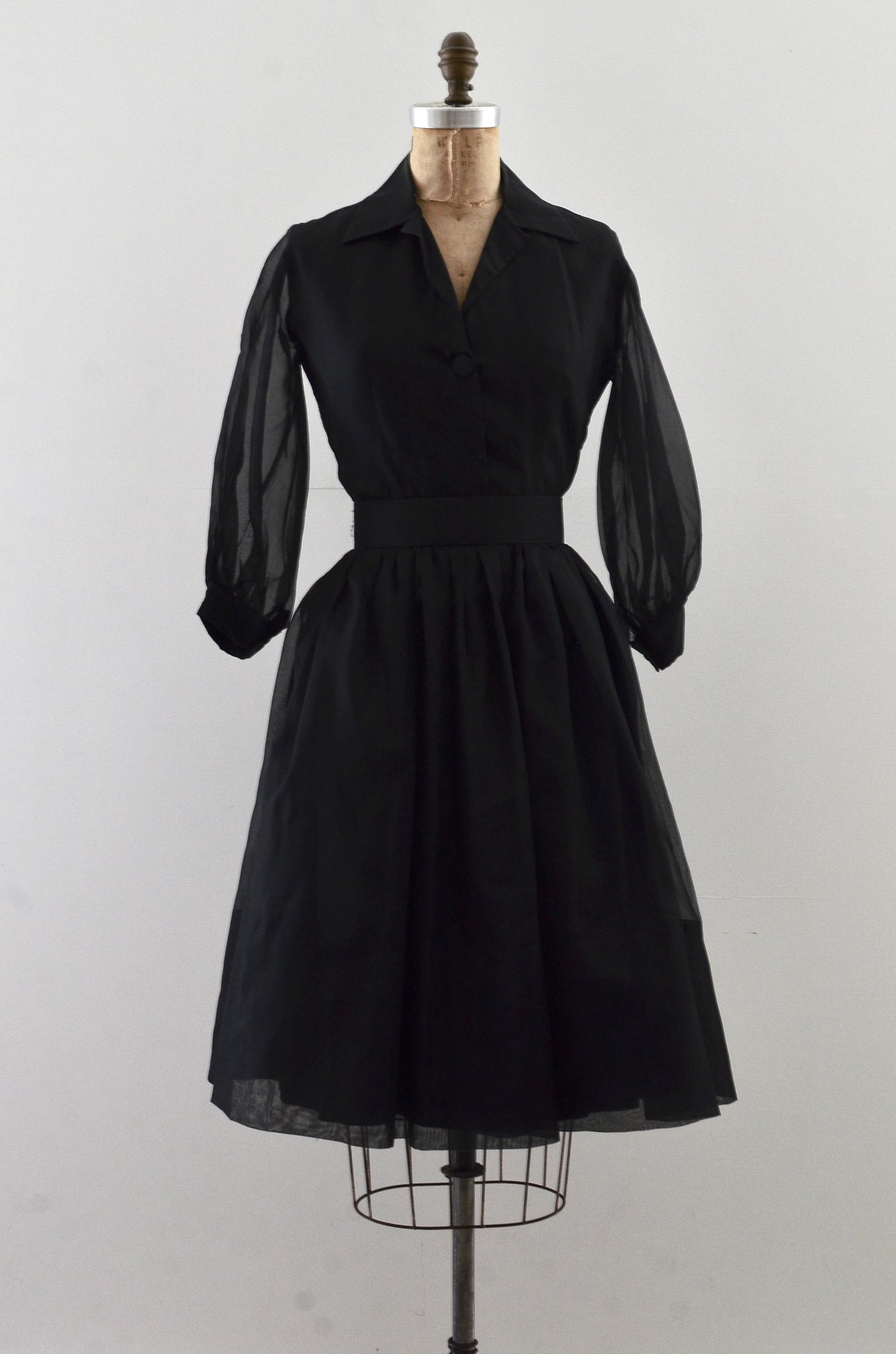 Vintage 1960s Organdy Dress