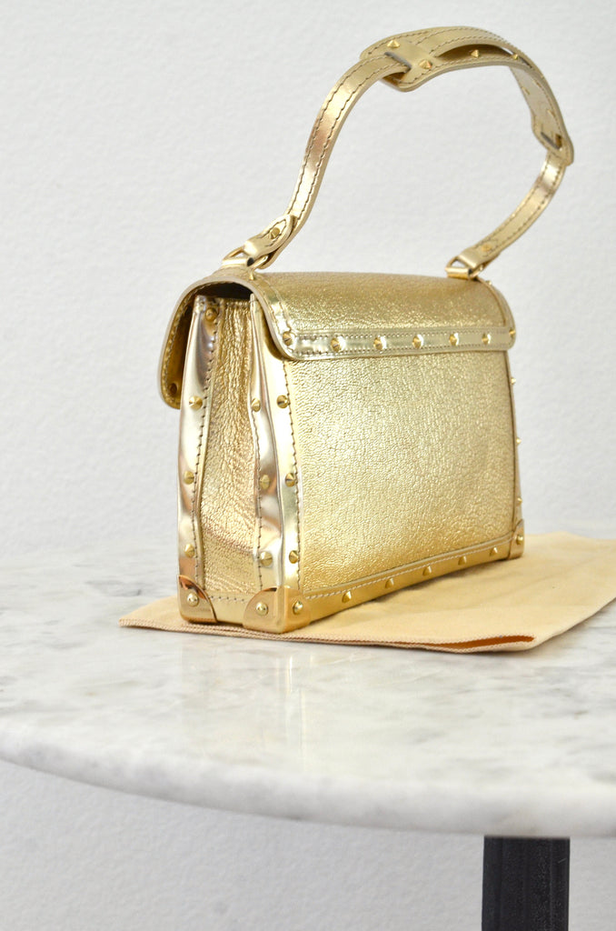 Louis Vuitton L' Aimable Metallic Gold Suhali Leather – Pickled