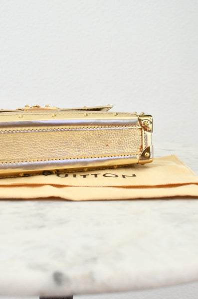 Louis Vuitton Trunk L' Aimable Gold Suhali Leather