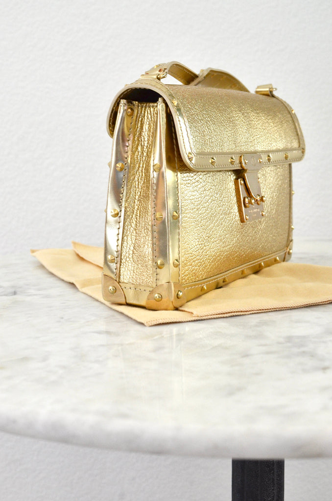 Louis Vuitton L' Aimable Metallic Gold Suhali Leather – Pickled Vintage
