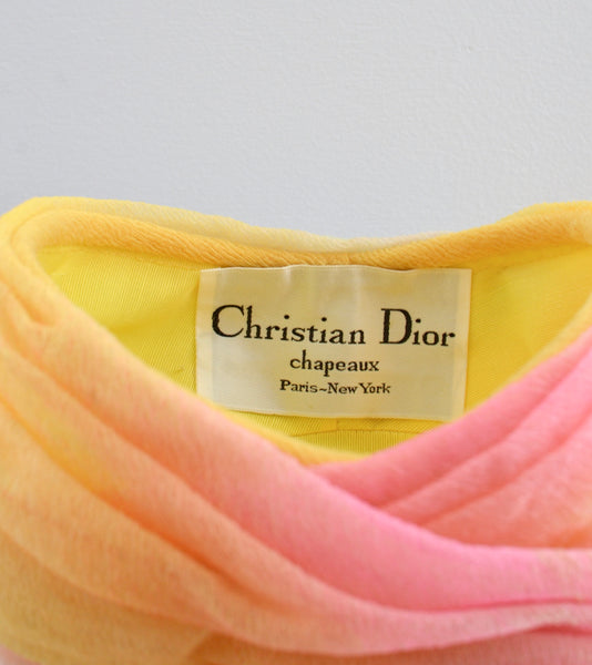Christian Dior 1960’s Swirly Sweet Turban