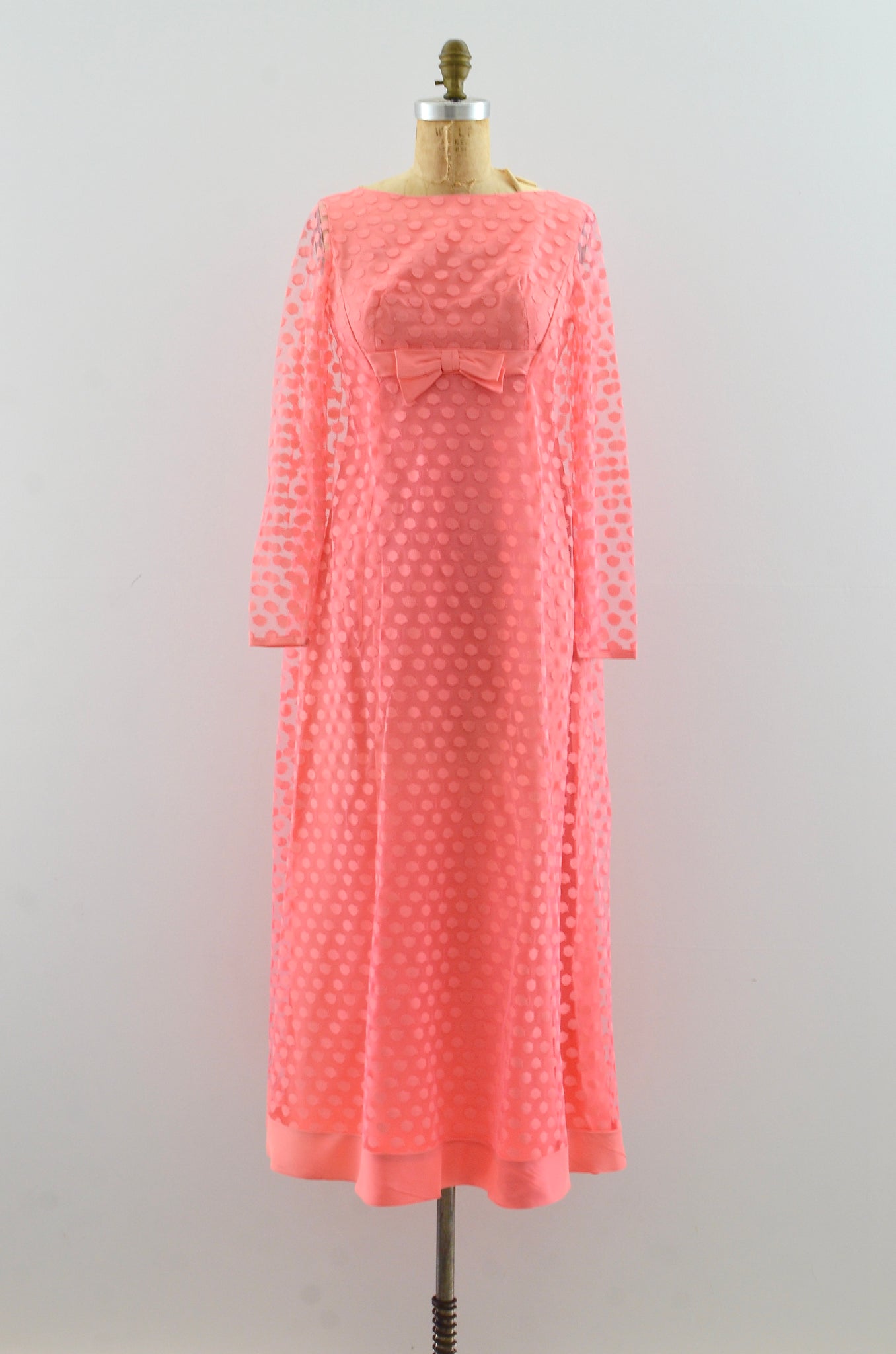 Vintage 1960's Pink Gown