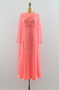 Vintage 1960's Pink Gown