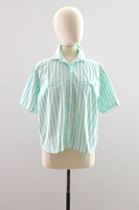 Vintage 1980's Striped Shirt